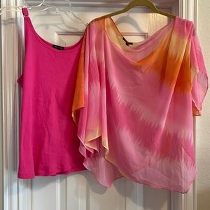 Woman’s Daisy Fuentes shirt set, Sizes XL and one size fits all